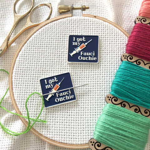 I Got My Fauci Ouchie: Vaccine Needle Minder