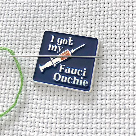 I Got My Fauci Ouchie: Vaccine Needle Minder