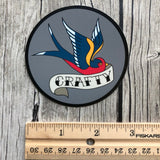 Crafty Tattoo Inspired Swallow Vinyl Laptop Stickers