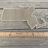 Stitchable Wooden Maryland States Silhouette