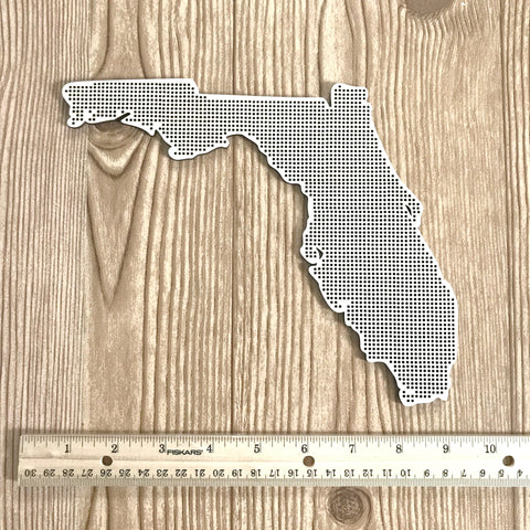 Stitchable Wooden Florida States Silhouette