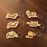 Naughty Cuss Word Stitch Markers for Crochet or Knitting (Set of 6)
