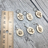 Under the Sea Ocean Creatures Stitch Markers for Crochet or Knitting (Set of 6)