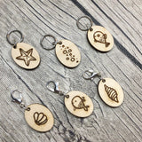 Under the Sea Ocean Creatures Stitch Markers for Crochet or Knitting (Set of 6)