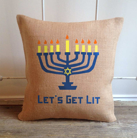 Let's Get Lit Menorah Hanukkah SVG/PNG/EPS/JPG File