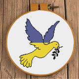 Peace for Ukraine Dove Pattern: Free