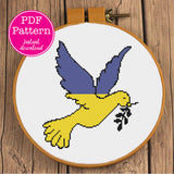 Peace for Ukraine Dove Pattern: Free