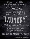 Landry Room Chalkboard Printable
