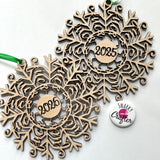 2025-2026 "Fuckflake" Naughty hidden message Snowflake Ornaments