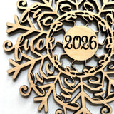 2025-2026 "Fuckflake" Naughty hidden message Snowflake Ornaments