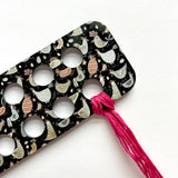 Acrylic Chickens Embroidery Floss Organizer for 20 Colors | Chicks and Cocks Thread Holder