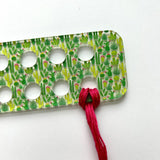 Acrylic Cactus Embroidery Floss Organizer for 20 Colors | Succulent Transparent Thread Holder