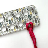 Acrylic Cat Butts Embroidery Floss Organizer for 20 Colors | Funny Cat Balks Transparent Thread Holder