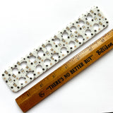 Acrylic Coffee Embroidery Floss Organizer for 20 Colors | Coffee Cups and Beans Thread Holder