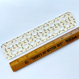 Acrylic Bees & Honeycomb Embroidery Floss Organizer for 20 Colors | Beehive Transparent Thread Holder