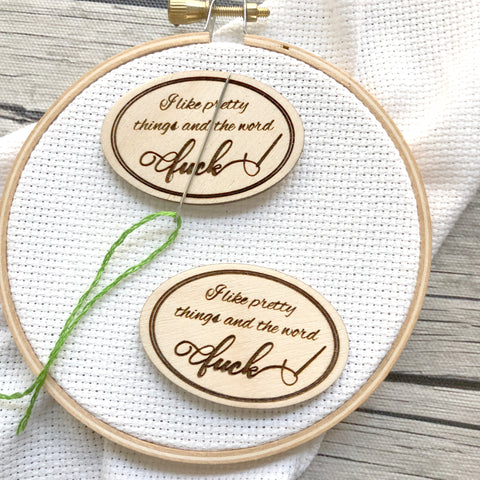 Accio Needles Engraved Needle Case: Snarky Embroidery Cross Stitch Qui –  Snarky Crafter Designs