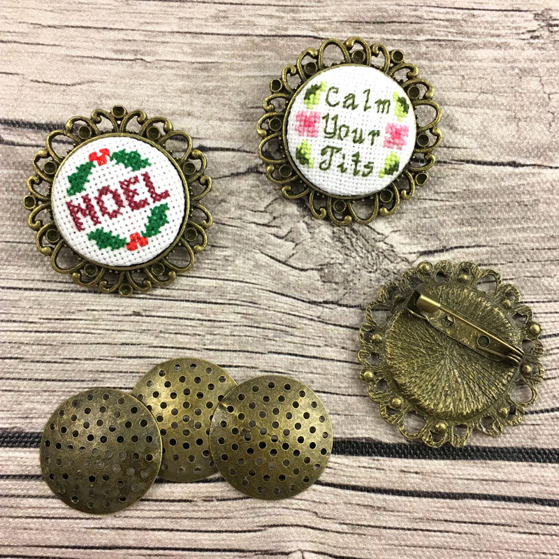Badge Name Magnet Pin Magnets Round Tag Buttons Button Brooch