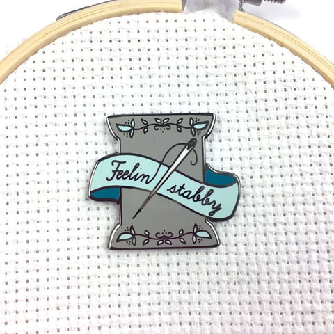 Stitch & Bitch Engraved Wooden Needle Minders  Cross Stitch Embroider –  Snarky Crafter Designs