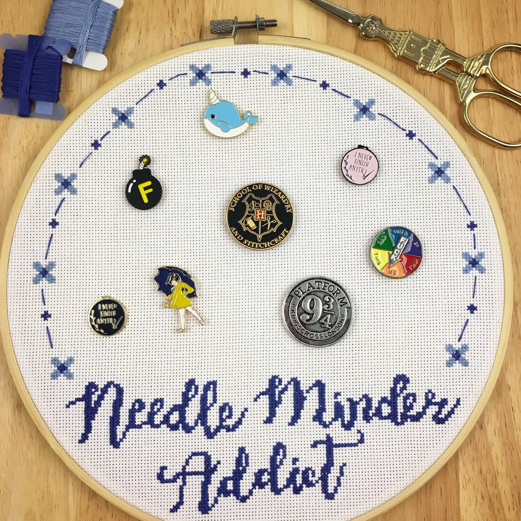 Needle Minder Addict Custom Needle Minder Storage (Cross Stitch Patter