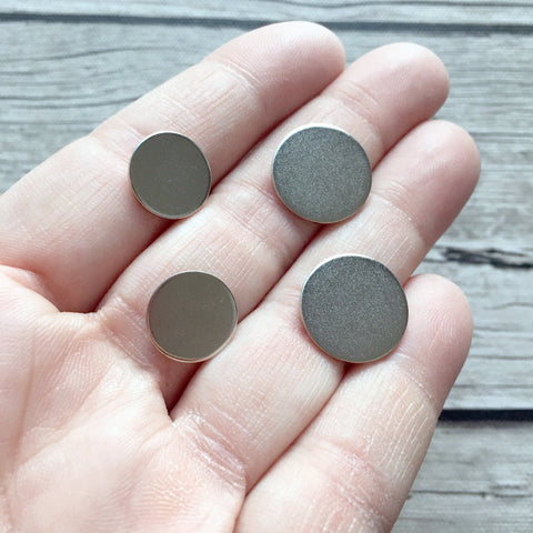 Replacement Needle Minder Backer Discs - Set of Four | Unbreakable Magnetic Steel Needleminder Holder | Metal Washers for Needle Nanny