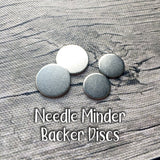 Replacement Needle Minder Backer Discs - Set of Four | Unbreakable Magnetic Steel Needleminder Holder | Metal Washers for Needle Nanny