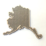 Stitchable Wooden US States Silhouette