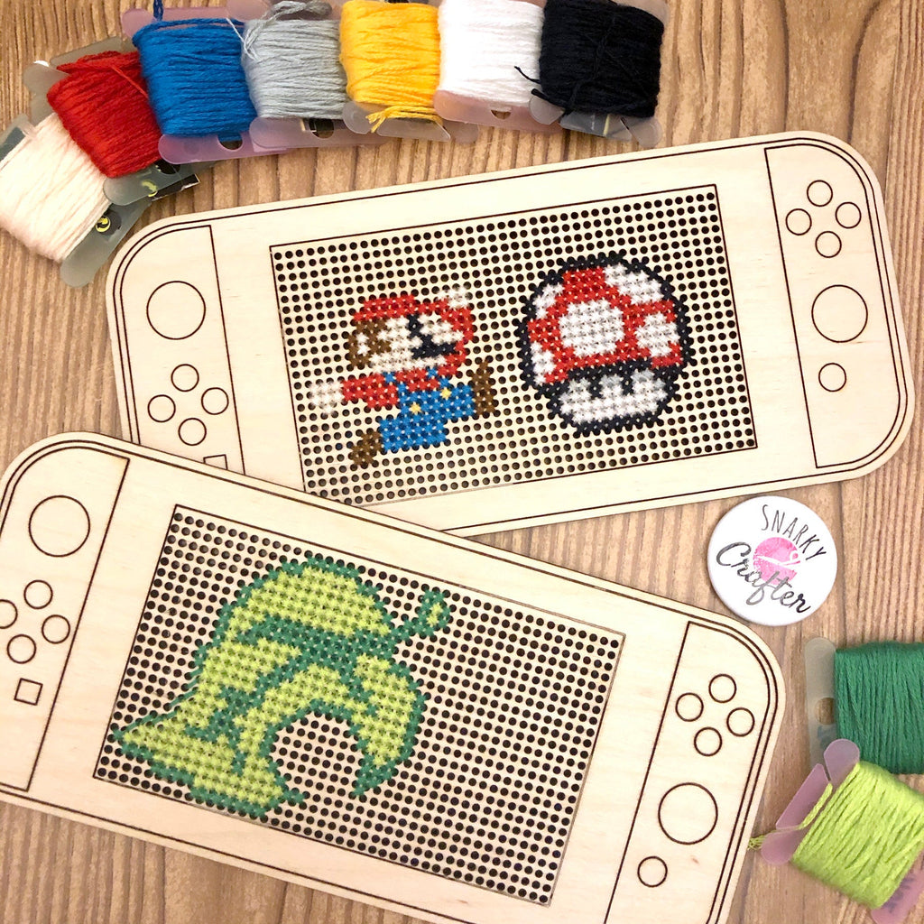 Stitchable Wooden Video Game Handheld Console