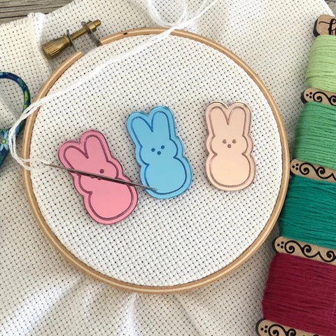 Easter Marshmallow Bunnies Pink, Blue, Rose Gold, Peach