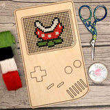 Stitchable Wooden Retro Video Game Handheld Console