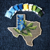 Texas Blue Bonnet Cross Stitch Pattern
