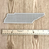 Stitchable Wooden Tennessee States Silhouette