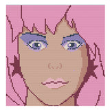 Jem (Set of Two) Cross Stitch Pattern: Jem and the Holograms
